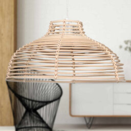 First Choice Lighting Katrina - Rattan Dome Pendant Lightshade - thumbnail 3