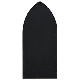 Berkfield Mirror Black 70X30 Cm Iron For Indoor Use - thumbnail 4