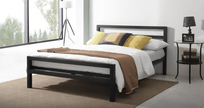 Save On Goods UK 5Ft King Size Strong,solid,metal Bed Frame,bedstead,heavy Duty. Black - image 1