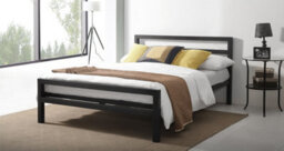 Save On Goods UK 5Ft King Size Strong,solid,metal Bed Frame,bedstead,heavy Duty. Black - thumbnail 1