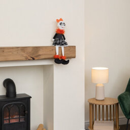 Samuel Alexander 55Cm Mrs Bones Seated Halloween Decoration With Dangly Legs - thumbnail 2
