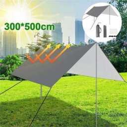 Outdoor Shade Sail Patio Suncreen Awning Garden Sun Canopy 98% Uv Block New - thumbnail 3