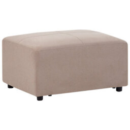 Beliani Corner Sofa 4 Seater Kohlo Fabric Taupe With Ottoman Left Hand - thumbnail 8
