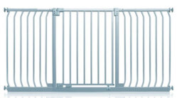 Safetots Elite Pressure Safety Gate, 170Cm - 179Cm, Matt Grey, Pressure Fit Stair Gate - thumbnail 1