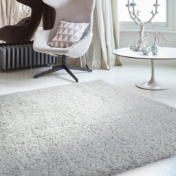 Furniturebox Uk Selby Silver Grey Shaggy Rug 120X170 - thumbnail 1