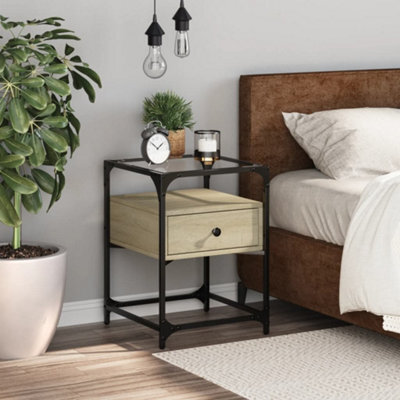 Berkfield Bedside Cabinet Sonoma Oak 40X40X55 Cm Engineered Wood - image 1
