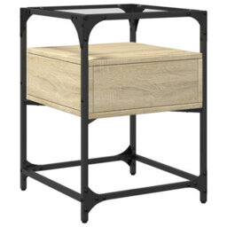 Berkfield Bedside Cabinet Sonoma Oak 40X40X55 Cm Engineered Wood - thumbnail 6