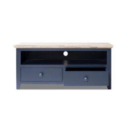 Statement Furniture Florence Navy Blue Tv Stand With 2 Drawers And Shelf - thumbnail 5