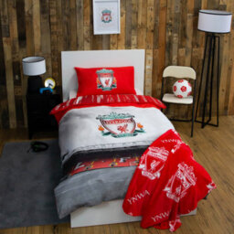 Liverpool Fc Walk Alone Single Polycotton Duvet Cover And Pillowcase Set - thumbnail 2