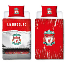 Liverpool Fc Walk Alone Single Polycotton Duvet Cover And Pillowcase Set - thumbnail 1