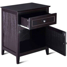 2 Tier Bedside Table Contemporary Sofa Side Table Bedroom End Table Accent Side - thumbnail 4