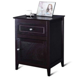 2 Tier Bedside Table Contemporary Sofa Side Table Bedroom End Table Accent Side - thumbnail 1