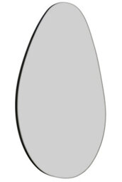 "Mirroroutlet The Lapillus Frameless Pebble Wall Mirror 30"" X 20"" (76Cm X 50Cm)" - thumbnail 5