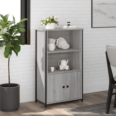 Berkfield Highboard Grey Sonoma 62X32X103.5 Cm Engineered Wood - image 1