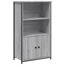 Berkfield Highboard Grey Sonoma 62X32X103.5 Cm Engineered Wood - thumbnail 2