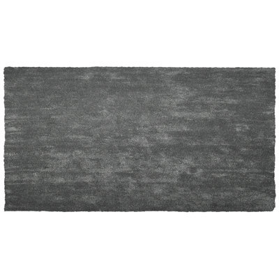Beliani Shaggygy Rug Demre Dark Grey 80 X 150 Cm - image 1