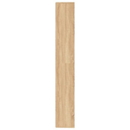 Berkfield Book Cabinet/room Divider Sonoma Oak 155X24X160 Cm Engineered Wood - thumbnail 6
