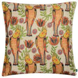 Wylder Akamba Cockatiels Floral Feather Filled Cushion - thumbnail 2