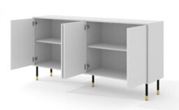 Arte Modern Sherwood Sideboard Cabinet In White W1800mm X H890mm X D400mm - thumbnail 2