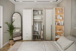 Arte Woow 05 Bookcase 55Cm In Beige & Eucalyptus - Stylish Storage For Growing Minds - thumbnail 4