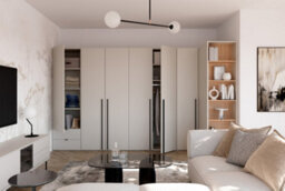 Arte Woow 05 Bookcase 55Cm In Beige & Eucalyptus - Stylish Storage For Growing Minds - thumbnail 5