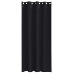 Walplus Curtains With Curtains 2 Pcs Black 260X140Cm Polyester - thumbnail 4