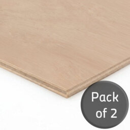 Arranwood Hardwood Plywood - 4mm - 915mm X 305mm (3Ft X 1Ft) - Pack Of 2 - thumbnail 1