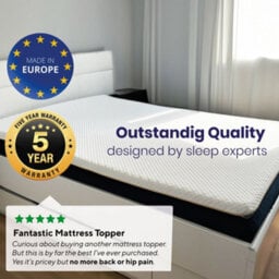 Brightr Sleep Brightr Aurora 2 In 1 Medium Firm Mattress Topper King Size - thumbnail 7