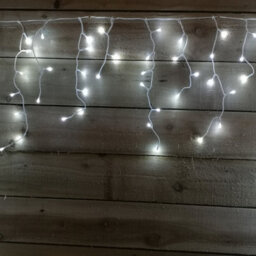 Samuel Alexander 7.5M 300 Led Frosted Iciclebrights Christmas String Lights In Cool White - thumbnail 4
