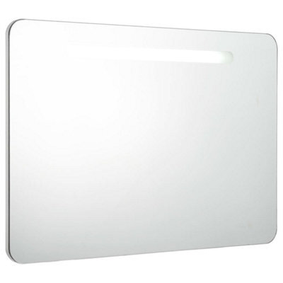 Berkfield Stylish Led Bathroom Mirror Cabinet 80X9.5X55 Cm - image 1