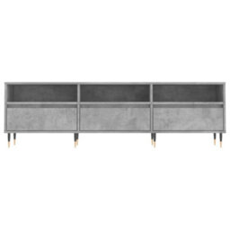 Berkfield Sturdy Tv Cabinet Concrete Grey 150X30X44.5 Cm Engineered Wood - thumbnail 5