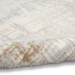 Ivory Taupe Modern Easy To Clean Abstarct Rug For Dining Room Bedroom And Living Room-160Cm X 221Cm - thumbnail 5