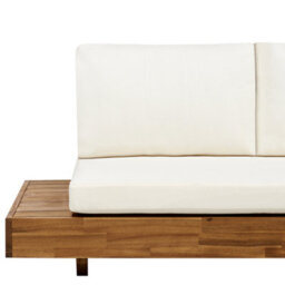 Beliani Garden Sofa 3 Seater Marettimo Certified Acacia Wood Brown - thumbnail 6