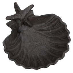 AB Tools Starfish On Shell Soap Dish Bar Holder Seaside Vibe Bathroom Toilet Beach - thumbnail 1