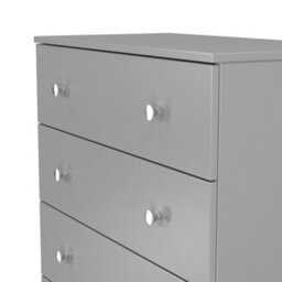 Portland 5 Drawer Chest Of Drawers In Uniform Grey & Dusk Grey (Ready Assembled) - thumbnail 5