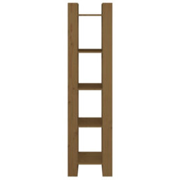 Berkfield Book Cabinet/room Divider Honey Brown 41X35X160 Cm Solid Wood Pine - thumbnail 5