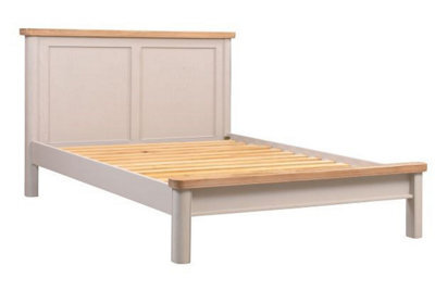 Buttercup Farm Bologna Painted 4 Ft 6In Panel Bed - L154 X W209 X H105 Cm - Oak - image 1