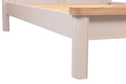 Buttercup Farm Bologna Painted 4 Ft 6In Panel Bed - L154 X W209 X H105 Cm - Oak - thumbnail 2