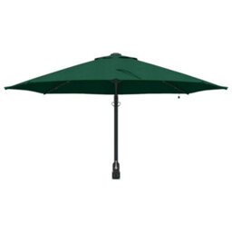 Berkfield Garden Parasol Green, Black 248 X 248 X 148 Cm Polyester, Steel - thumbnail 4