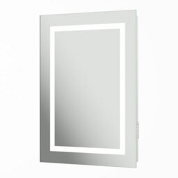Affine Bathroom Mirror Led Illuminated Demister Pad Shaver Socket Mains Ip44 500X700mm - thumbnail 3