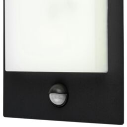 GoodHome Lutak Fixed Matt Dark Grey Integrated Led Pir With Motion Sensor Outdoor Contemporary Wall Light - thumbnail 3
