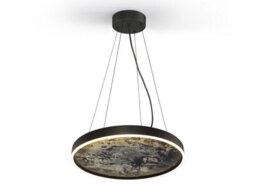 Luminosa Lighting Luminosa Stone 60Cm Pendant Ceiling Light Black Led 3000-6000K - Uk Stock - thumbnail 4