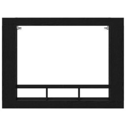 Berkfield Tv Cabinet Wall-Mounted Black Oak 152X22X113 Cm - thumbnail 5
