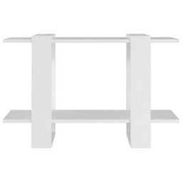 Berkfield Book Cabinet/room Divider White 80X30X51 Cm - thumbnail 5
