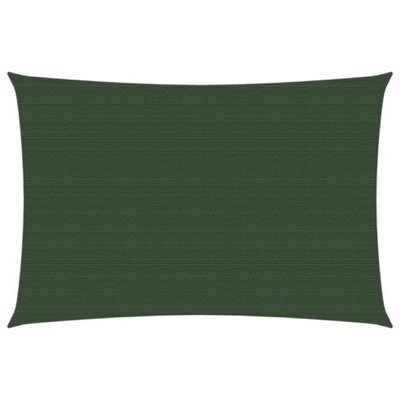 Berkfield Sunshade Sail 160 G/m2 Dark Green 4X5 M Hdpe - image 1