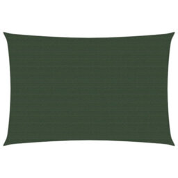 Berkfield Sunshade Sail 160 G/m2 Dark Green 4X5 M Hdpe - thumbnail 1