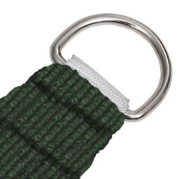 Berkfield Sunshade Sail 160 G/m2 Dark Green 4X5 M Hdpe - thumbnail 3