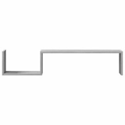 Vidaxl Wall Shelves 2 Pcs Grey Sonoma 100X15X20 Cm Engineered Wood - thumbnail 4