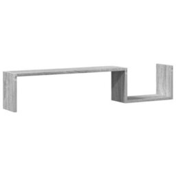Vidaxl Wall Shelves 2 Pcs Grey Sonoma 100X15X20 Cm Engineered Wood - thumbnail 6