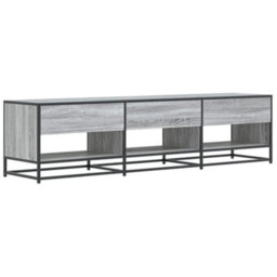 Berkfield Industrial Tv Cabinet Grey Sonoma 180X40X46 Cm Engineered Wood - thumbnail 6